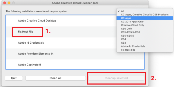 adobe cleaner tool mac